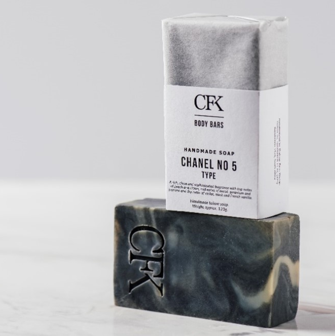 chanel 5 bar soap