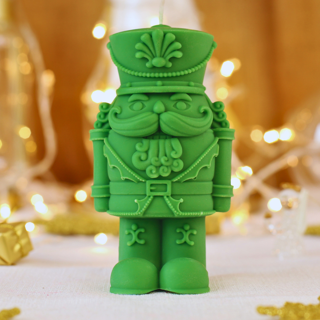 Nutcracker Christmas Candle