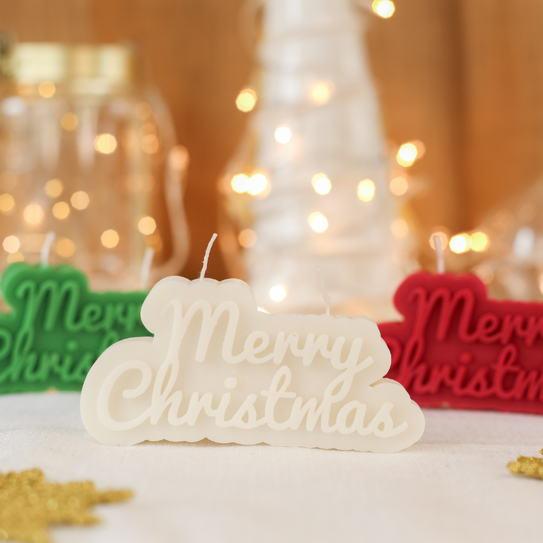 Merry Christmas Candle
