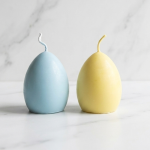 Smooth Easter Egg Candle | Small
